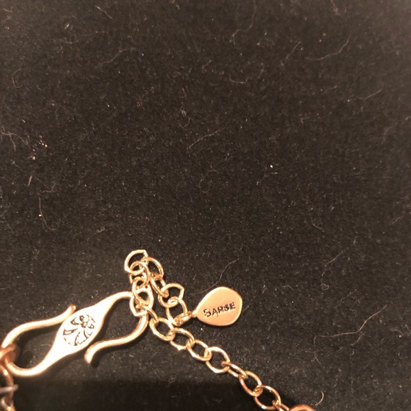 NWT Stunning Barse Turquoise and brass 3 strand necklace - Picture 8 of 8